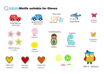 Small Motifs Suitable for Gloves