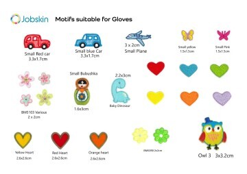 Motifs suitable for gloves