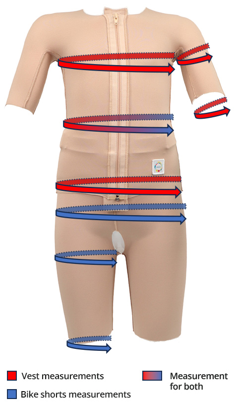 Interim Care Paediatric Vests and Bike Shorts